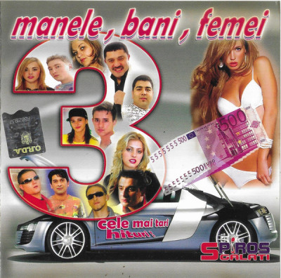 CD Manele, Bani, Femei Vol. 3, original foto