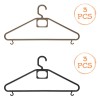 Umerase Plastic Bej Maro, Set 6 Bucati, Antialunecare, Cravate, Fuste, Sacouri