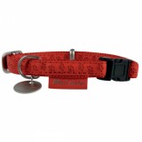 Cumpara ieftin Zgarda reglabila rosie caini MacLeather, 15 mm