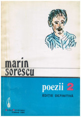 Marin Sorescu - Poezii vol.2 editie definitiva - 130211 foto