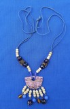 COLIER LUNG VINTAGE CU DIVERSE ELEMENTE, JACKY DE G PARIS