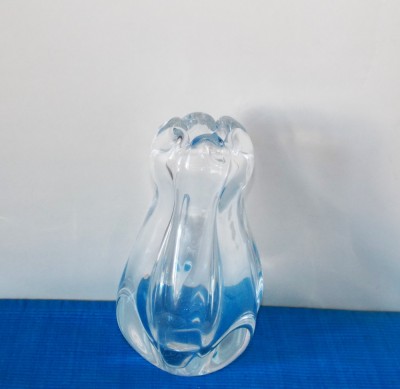 Vaza ART DECO cristal masiv, 1939 - Stella Polaris - Vicke Lindstrand, Orrefors foto