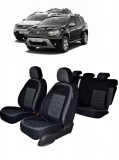 Cumpara ieftin Set huse SCAUN DACIA DUSTER 2018 - 2021 (CU COTIERA SOFER. bancheta fractionata) CU TETIERE SPATE IN FORMA DE L