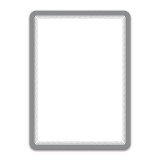 Cumpara ieftin Rama A3 argintie magnetica 4 stripuri inchidere magnetica 2 buc/set