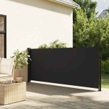 vidaXL Copertina laterală retractabilă, negru, 100x300 cm