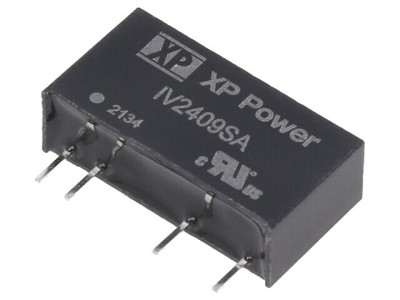 Convertor DC-DC 1W 24V la 9V 112mA SIP 80kHz foto
