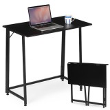 &Ouml;sszecsukhat&oacute; &iacute;r&oacute;asztal 80x45 cm laptop asztal fekete