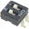 Intrerupator DIP, 2 pozitii, montare {{Montare}}, 2 sectiuni, APEM - IKD0203101