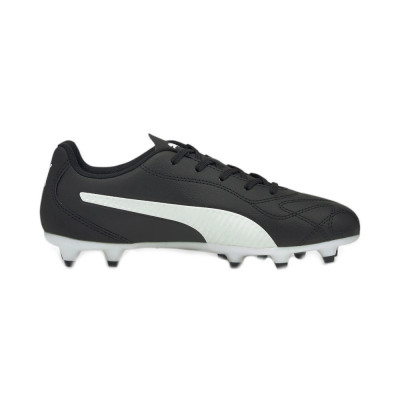 Ghete fotbal copii Puma Monarch II FG Negru foto