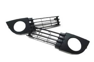 Grila bara fata Audi A6 (C5) Sedan/Avant, 06.2001-01.2005 Multitronic, Stanga, 4B0807681T, 13272713 cu locas pentru proiectoare foto
