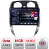 Navigatie Nisan Note 2012-2019 Android radio gps internet 8 core QLED 2K 16+512 360 Edotec CarStore Technology