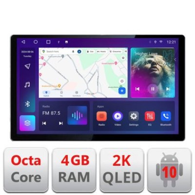 Navigatie dedicata Hyundai H350 2016- Edonav ecran 13&amp;quot; 2K 8 si 128 Android Waze USB Navigatie 4G 360 Toslink Youtube Radio kit-H3 CarStore Technology foto