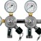 Druckminderer, СO2 Manometer - 2 Druckanzeigen f&uuml;r Bier und AFG, Zapfanlage 3 und 7 Bar