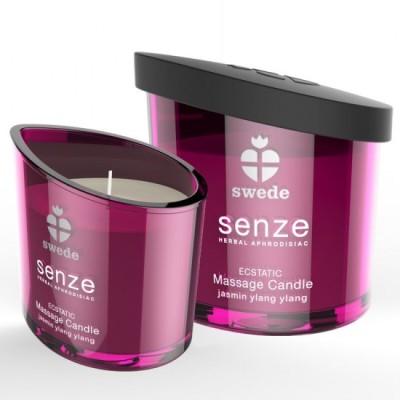 SWEDE - SENZE ECSTATIC MASSAGE CANDLE - JASMINE, YLANG YLANG foto