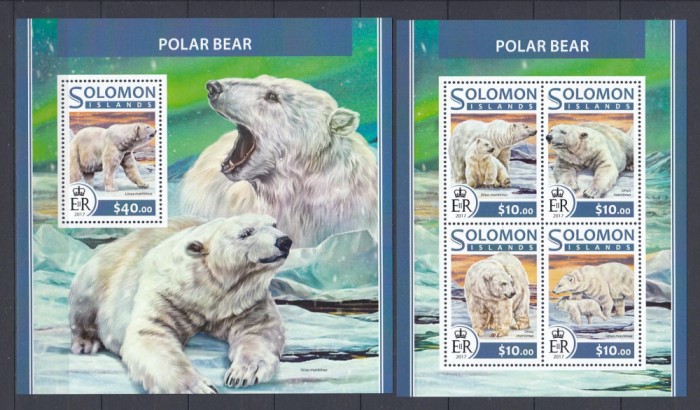 Solomon Islands - URSI POLARI - BL + KB - MNH