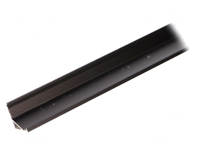 Profil Aluminiu Negru 1m pentru Module LED &icirc;n Unghi