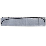PARASOLAR auto Iggy pentru parbriz, fata dubla, folie din aluminiu, 2 x ventuze prindere, dimensiune 150 x 80 cm &quot;IGAA-PARAS-150&quot;