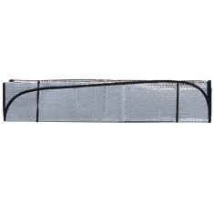 PARASOLAR auto Iggy pentru parbriz, fata dubla, folie din aluminiu, 2 x ventuze prindere, dimensiune 150 x 80 cm &quot;IGAA-PARAS-150&quot;