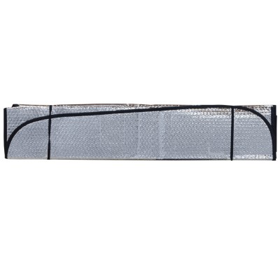 PARASOLAR auto SPACER pentru parbriz, fata dubla, folie din aluminiu, 2 x ventuze prindere, dimensiune 150 x 80 cm &amp;quot;SPAA-PARAS-150&amp;quot; foto
