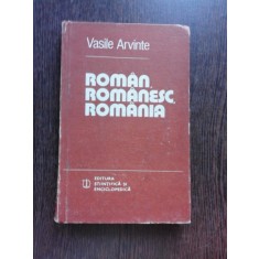 ROMAN, ROMANESC, ROMANIA - VASILE ARVINTE