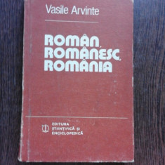 ROMAN, ROMANESC, ROMANIA - VASILE ARVINTE