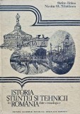 Istoria stiintei si tehnicii in Romania - 1985 - Stefan Balan (AP62)