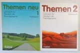 THEMEN NEU , 1 KURSBUCH , LEHRWERK FUR DEUTSCH ALS FREMDSPRACHE von HARDTMUT AUFDERSTRASE ...HELMUT MULER ,VOLUMELE I-II 1992