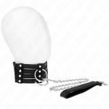 Kink Collar &amp; Gag-Colier cu Centură 65 cm Sub Style Reglabil