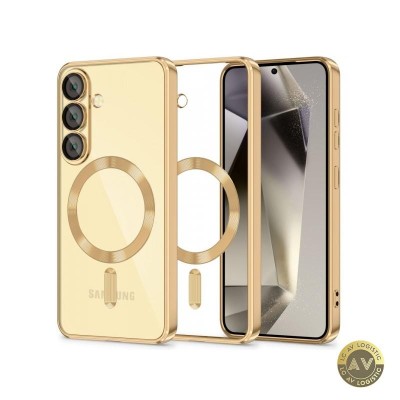 Husa MagSafe pentru Samsung Galaxy S25 S931 Tech-Protect Magflex Aurie foto