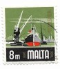 Malta - Teme locale, 1973 - valoare obliterata, Transporturi, Stampilat