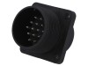 Conector Circular HIRSCHMANN IP67, 14 Pini, 10A, Soclu Tata, Montare Panou, Argintat, Dimensiune 20