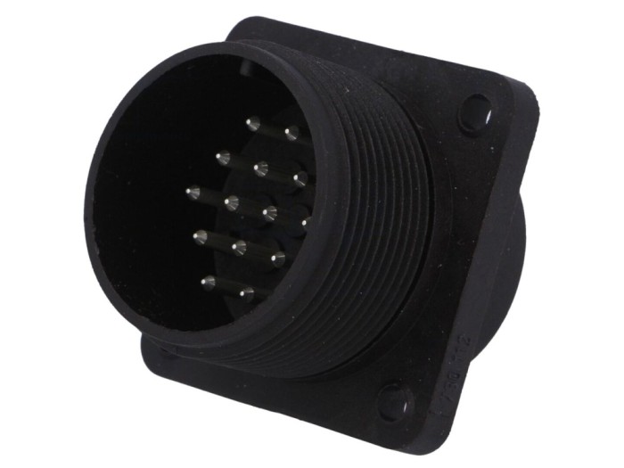 Conector circular IP67 14 pini, 10A