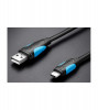 Cablu de date USB 2.0 la USB de tip C 3.1-Lungime 1 Metru-Culoare Negru