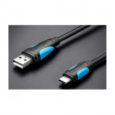 Cablu de date USB 2.0 la USB de tip C 3.1-Lungime 0.25M-Culoare Negru