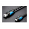 Cablu de date USB 2.0 la USB de tip C 3.1-Lungime 1 Metru-Culoare Negru