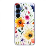 Husa pentru samsung galaxy s25 plus, atasare magnetica, magsafe, model floral 1