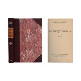 Damian Stănoiu, București-Sinaia. Roman cu dedicație olografă &amp; Semnătură. Ed. Cugetarea. Legată piele. Carte Veche