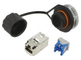 Soclu RJ45 Ecranat Cat 6a IP67 8p8c
