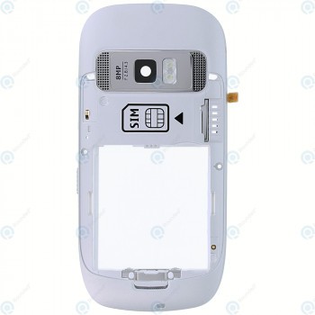 Husa centrala Nokia C7 argintie 0257437 foto