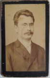 Foto CDV Franz Mandy veche sec XIX Bucuresci / Bucuresti portret barbat