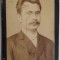 Foto CDV Franz Mandy veche sec XIX Bucuresci / Bucuresti portret barbat