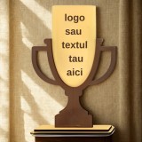 Trofeu Personalizat Model Cupa cu Logo si Text Cadou Corporate, Premiere si Evenimente Premium Awards