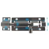 Zavor poarta 100 mm din otel inoxidabil
