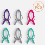 Cleme pentru sezlong, 9 cm, Set 10 buc, Culori variate, CMCLASS