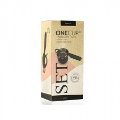 Onecup, 60 de filtre naturfine pentru cafea + suport de prindere, Riensch&Held