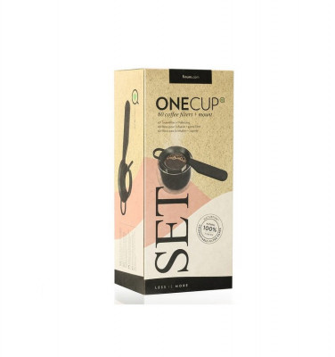 Onecup, 60 de filtre naturfine pentru cafea + suport de prindere, Riensch&amp;amp;Held foto