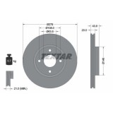 Set disc frana Ford B-Max (Jk) 10.12-, B-Max Van (Jk) 08.12-, Fiesta Sedan 04.10-04.17, Fiesta 6 (Cb1 Ccn) 06.08-04.17, Fiesta 6 Van 08.08-04.17, Tou, Textar