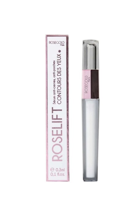 Ser anti-cearcane, anti-pungi sub ochi - Roselift, Serum anti-cernes, anti-poches contours des yeux, Rosegold Paris 3ml