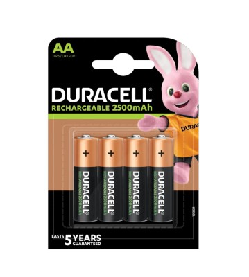 Set 4 baterii reincarcabile Duracell AA 2500mAh Ni-MH foto