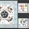 Romania 1970 - C.M. de Fotbal - Mexic, serie/colita nestampilat, MNH LP 721/721a
